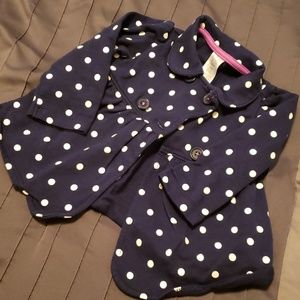 ISO Polka dot pea coat